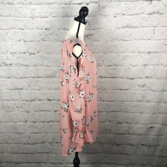 NWOT Suzanne Betro Cold Shoulder Blouse Sz XL - Picture 2 of 8